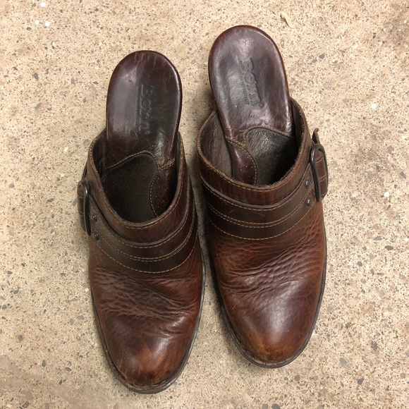 Born Leather Clogs - Picture 4 of 6